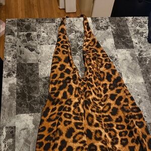 Leopard Print Halter Top